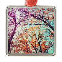 Colorful trees ornaments
