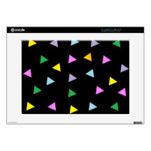 Colorful Triangles Decals For 15" Laptops