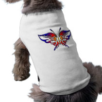 COLORFUL TRIBAL BUTTERFLY pet clothing