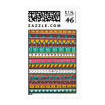 Colorful Tribal pattern Stamps