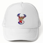 COLORFUL TRIBAL STYLE SCORPION TRUCKER HAT