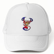 COLORFUL TRIBAL STYLE SCORPION hats