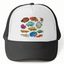 Colorful Tropical Fish Hat