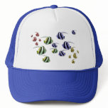 Colorful Tropical Fish Swimming Free Hat