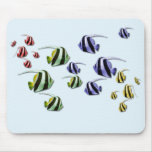 Colorful Tropical Fish Swimming Free Mousepad