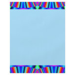 colorful turquoise blue flyer
