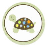 Colorful Turtle Envelope Seals / Toppers 20 Sticker