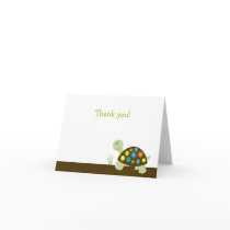 Colorful Turtle Modern Dot Note Card