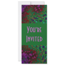 colorful twirls invitations by DonnaGraysonAbstract colorful twirls invitations