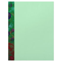 colorful twirls letterhead