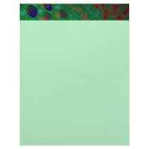 colorful twirls letterhead