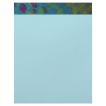 colorful twirls letterhead