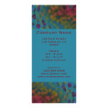 colorful twirls custom rack card