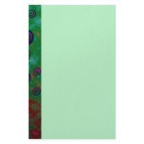 colorful twirls stationery