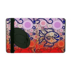 Colorful Under the Sea Bubbly Fish Swimming Mosaic iPad Case