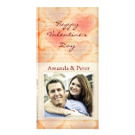 Colorful Valentine's / Love card photo template Picture Card