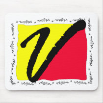 Colorful Vegan mousepads by greenbites Colorful Vegan mousepads