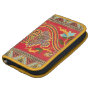 Colorful Vintage Crewel Embroidery Pattern Organizers