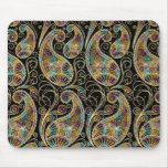 Colorful Vintage Ornate Paisley Design Mousepad