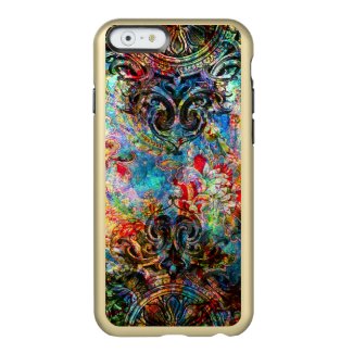 Colorful Vintage Rustic Floral Collage Incipio Feather® Shine iPhone 6 Case