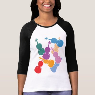 Colorful Violas T-shirt