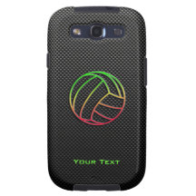 Colorful Volleyball Galaxy SIII Case