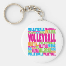 Colorful Volleyball Keychains