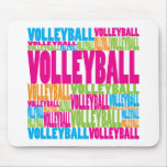 Colorful Volleyball Mouse Pads