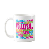 Colorful Volleyball Mugs