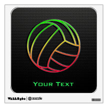 Colorful Volleyball Wall Stickers