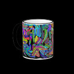 Colorful Warped Coffee Mug mugs