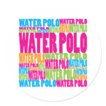 Colorful Water Polo stickers