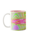 colorful wave mugs