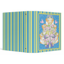 colorful wedding cake notebook binders