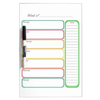 Colorful Weekly Planner