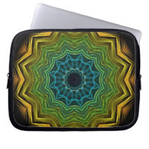 Colorful Well Kaleidoscope Laptop Sleeves