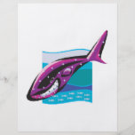 colorful whale design flyers