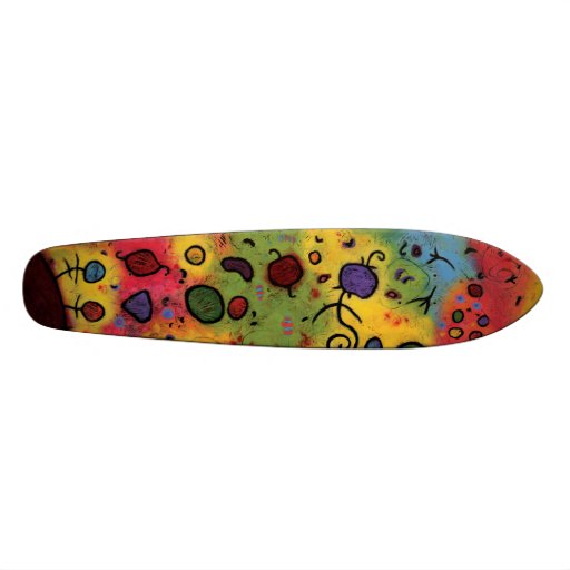 Colorful, Whimsical Skateboard