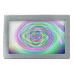 Colorful whirlpool rectangular belt buckles