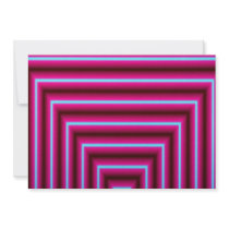 Colorful Windowpane acid Custom Invitation