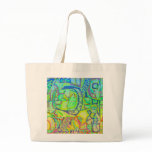 Colorful Women's Canvas Tote Bag