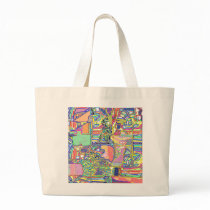 Colorful Women's Canvas Tote Bag