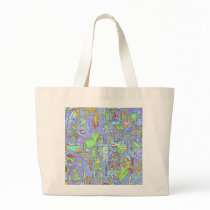 Colorful Women's Canvas Tote Bag