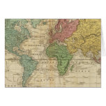 Colorful World Map Cards