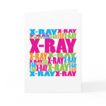 Colorful X-Ray Cards
