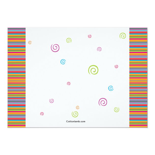 Colorful Year Photo Graduation Invitation