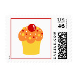 Colorful Yellow Cupcake Stamp