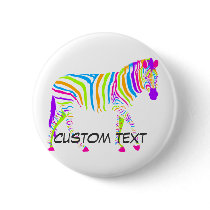 Colorful Zebra buttons