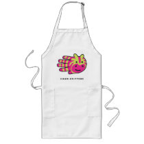 Colorful zebra stripes aprons