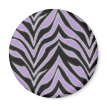 Colorful zebra stripes magnets